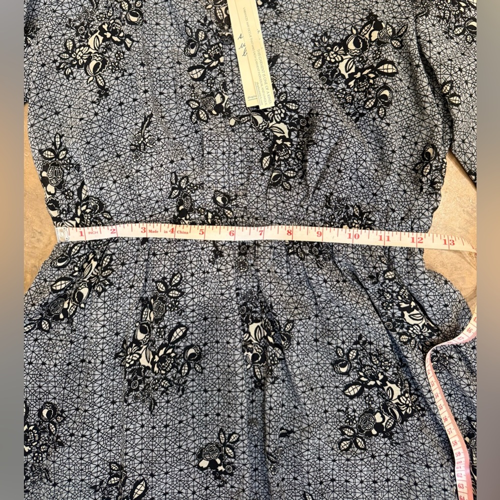 Lovestich Border Print Long Sleeve Maxi Dress - Picture 4 of 7